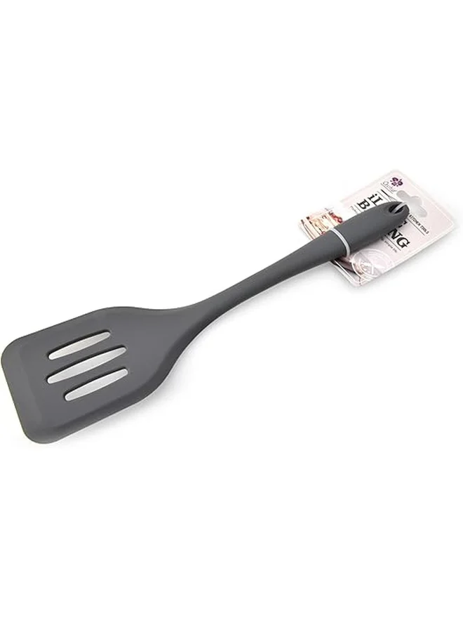 أوركيد ملعقة تقليب مثقبة من السيليكون رمادية 11.5 بوصة